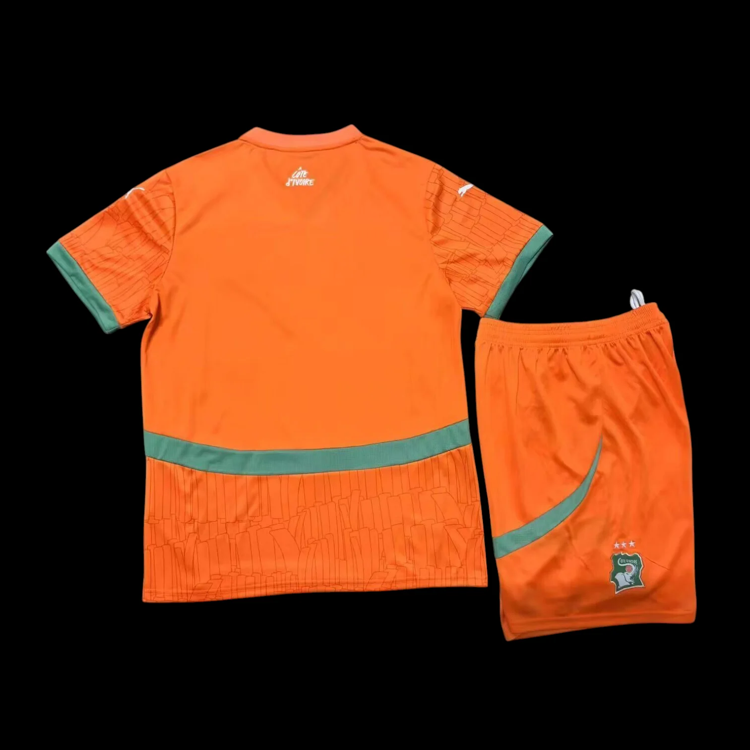 Vue arrière Cote d’Ivoire Maillot Domicile 2627 – Enfant